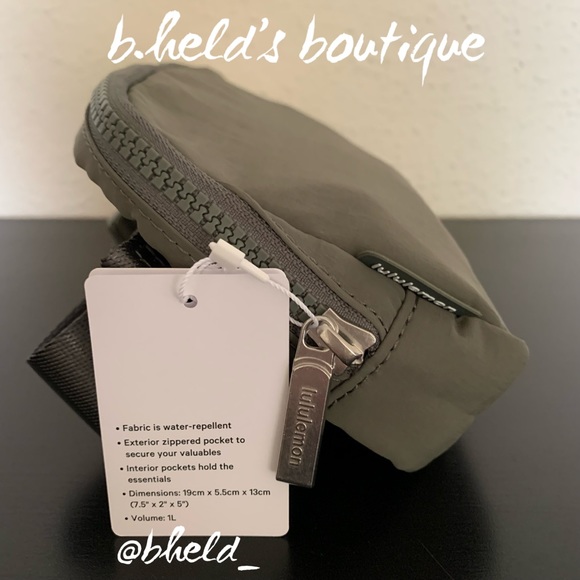 lululemon Everywhere Belt Bag in Grey Sage Green Neutral OS (1L) Brand New NWT - Picture 4 of 15